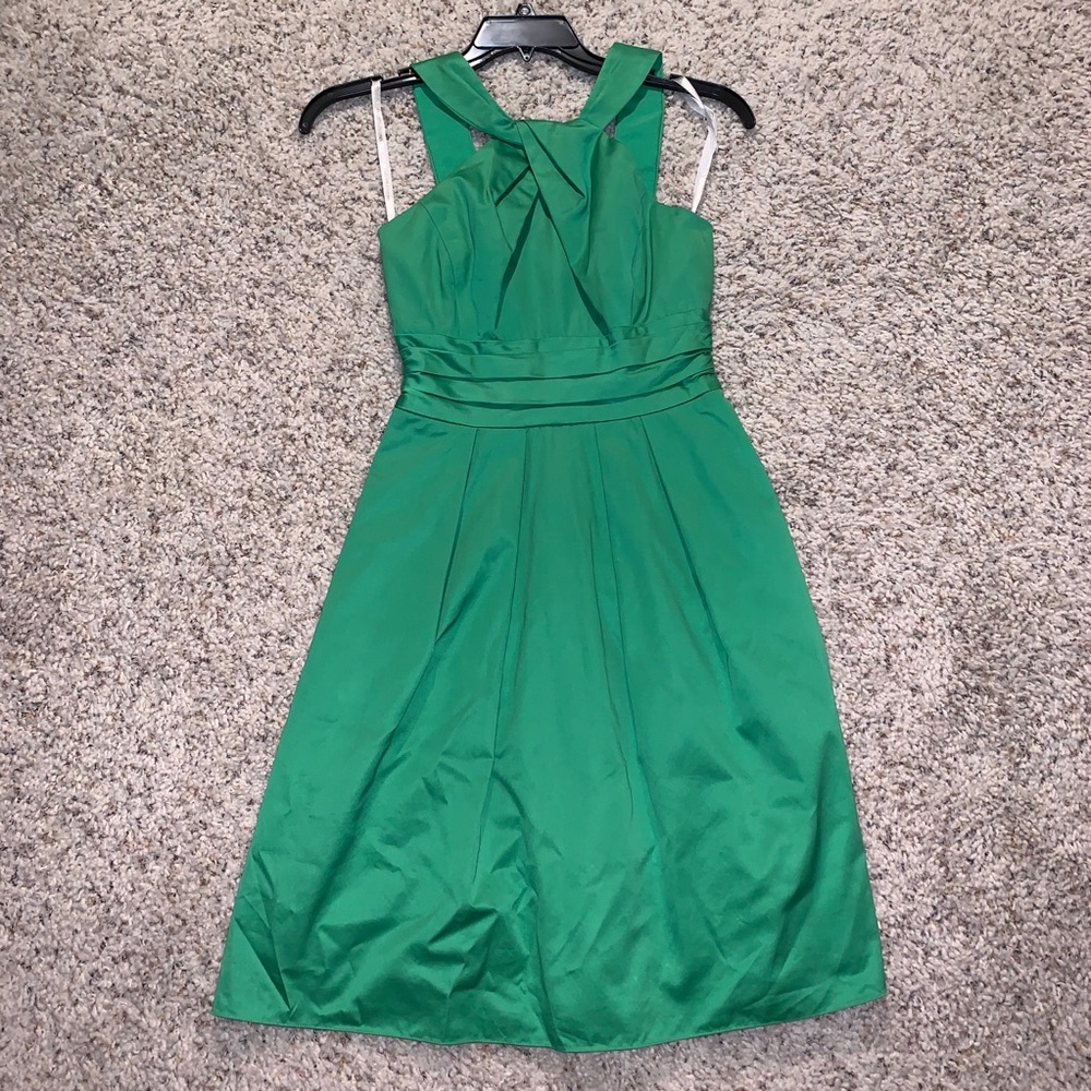 David’s Bridal Green Dress